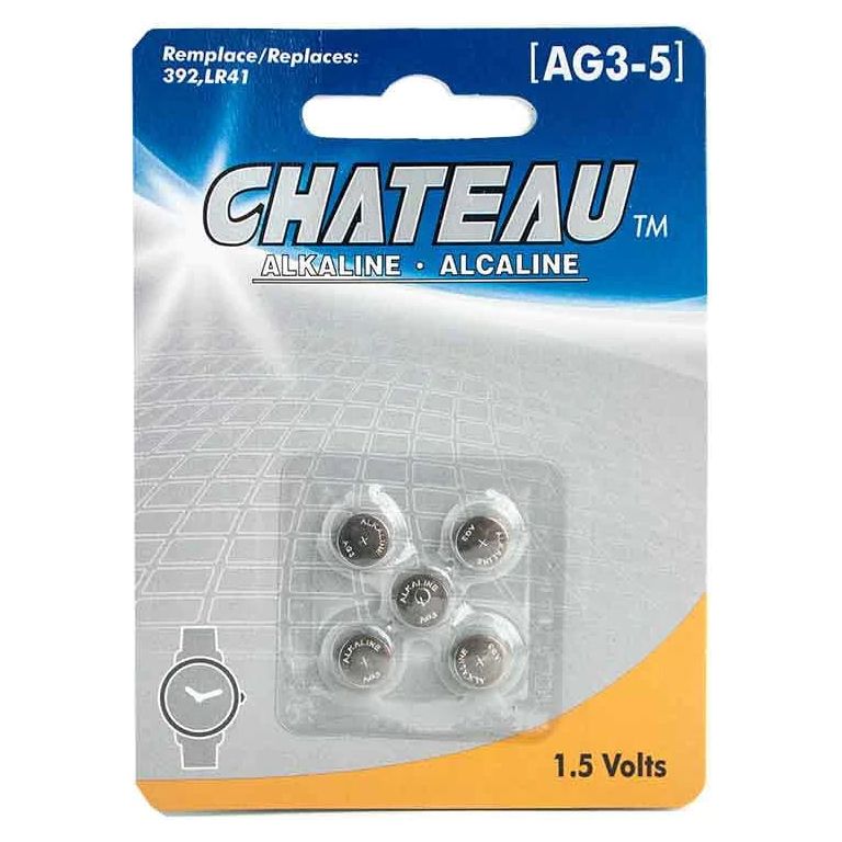 Piles - Château - AG3-5 Chateau Manis Electronics Sensations plus