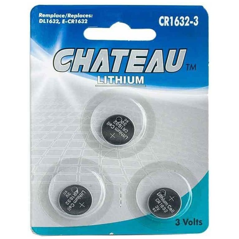 Piles - Château - CR1632 - Format de 3 Chateau Manis Electronics Sensations plus