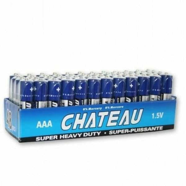 Piles - Château - Super Heavy Duty - Format de 48 Chateau Manis Electronics Sensations plus