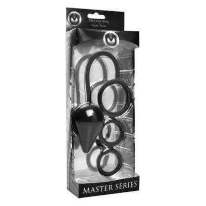 Plug Anal avec Anneaux - Master Series - Triple Threat Master Series Sensations plus