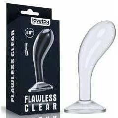 Stimulateur de Prostate - Flawless Clear - Prostate Plug 6 pouces Flawless Clear Sensations plus