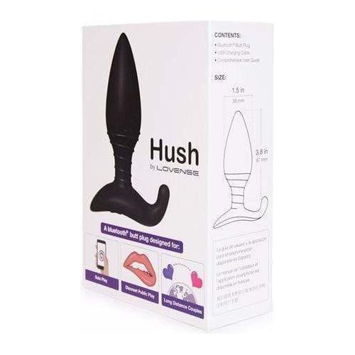 Vibrateur anal rechargeable - Lovense - Hush 1.5 Lovense Sensations plus