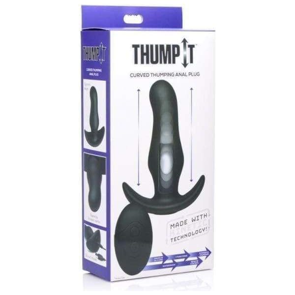 Stimulateur de Prostate Vibrant - Thump It - Curved Thumping Anal Plug Thump It Sensations plus