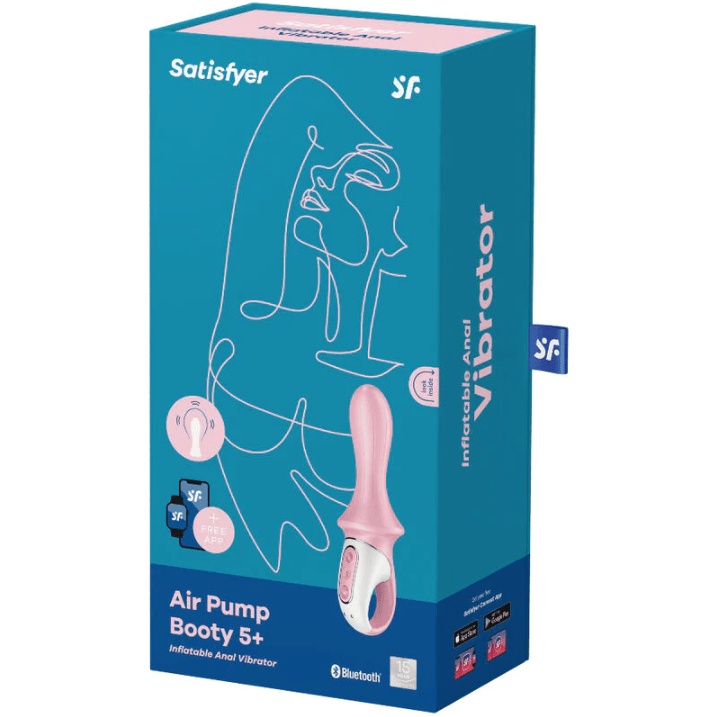 Vibrateur Anal - Satisfyer - Air Pump Booty 5+ Satisfyer Sensations plus