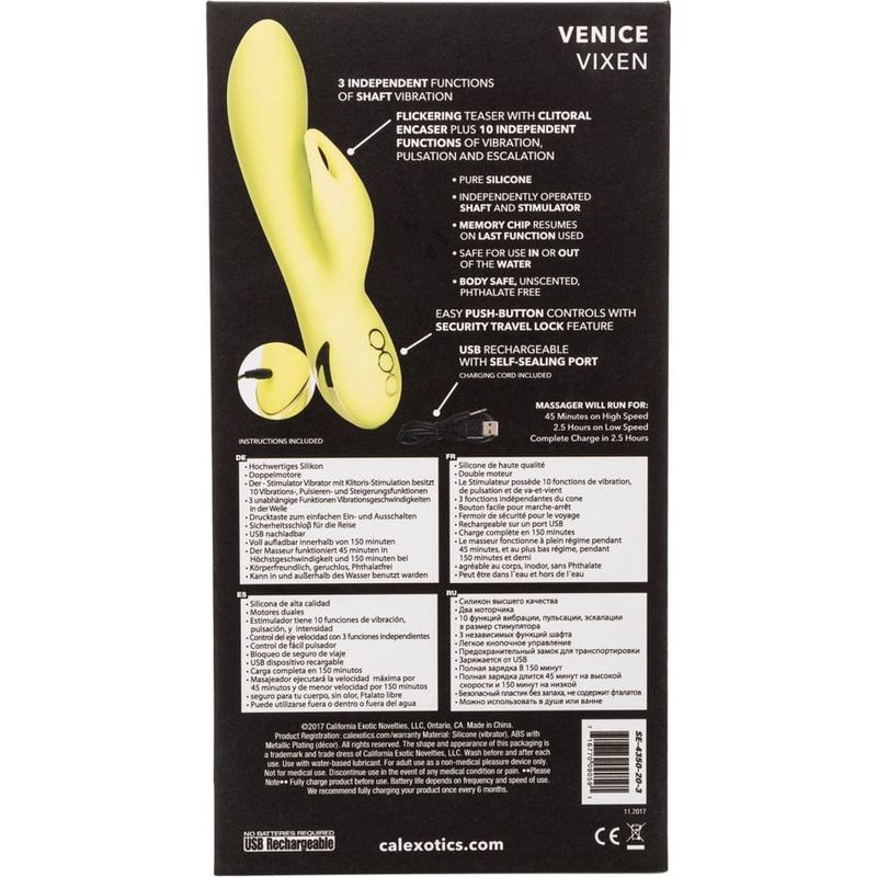 Vibrateur - California Dreaming - Venice Vixen - CalExotics CalExotics Sensations plus