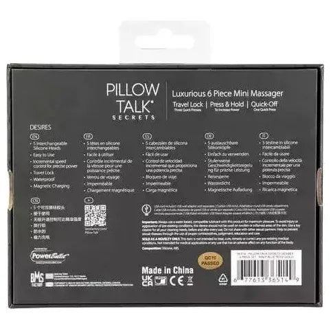 Vibrateur - Pillow Talk Secrets - Desires Pillow Talk Sensations plus