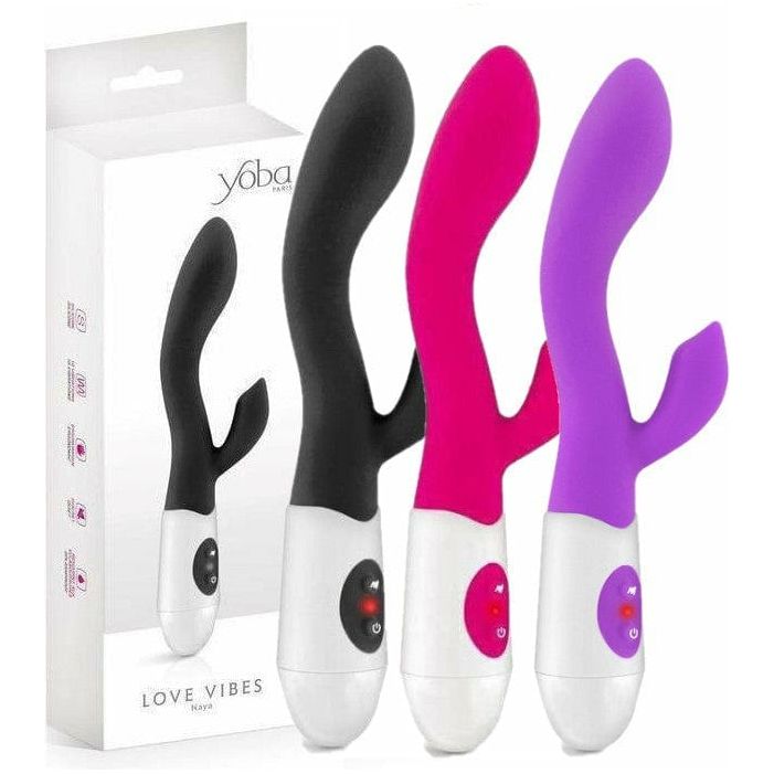 Vibrateur rabbit avec tête large à point G- Yoba Paris - Naya Yoba Paris Sensations plus