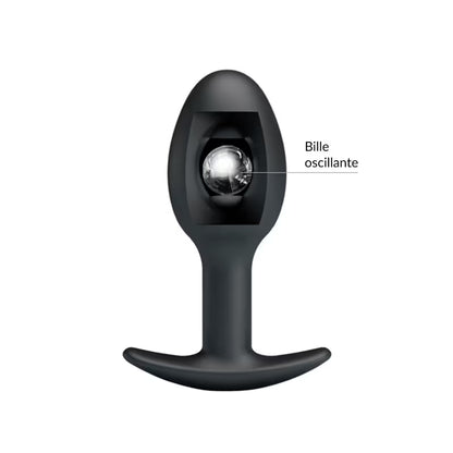 Plug Anal en Silicone & Bille Oscillante - Pretty Love | Stimulation Progressive Type Geisha Pretty Love Sensations plus