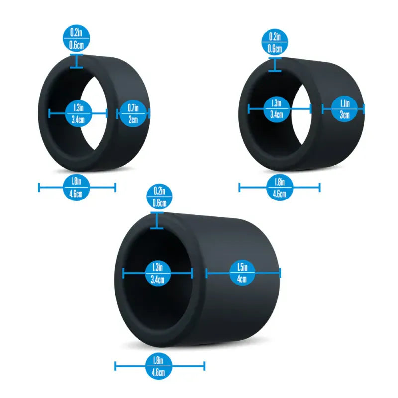 3 anneaux d’érection - Performance Plus Accelerate | Plaisir Prolongé & Intensité Performance Plus Sensations plus