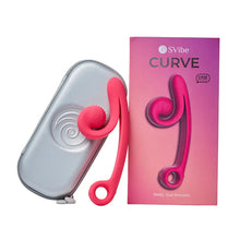 Vibrateur Double Stimulation - SVibe Curve | Stimulations Slide’n’Roll Clitoris & Point-G