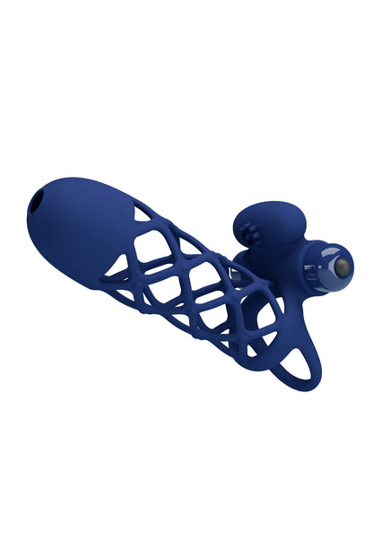 Gaine de pénis vibrante - Pretty Love Giann | 10 vibrations & Stimulateur Clitoridien Pretty Love Sensations plus