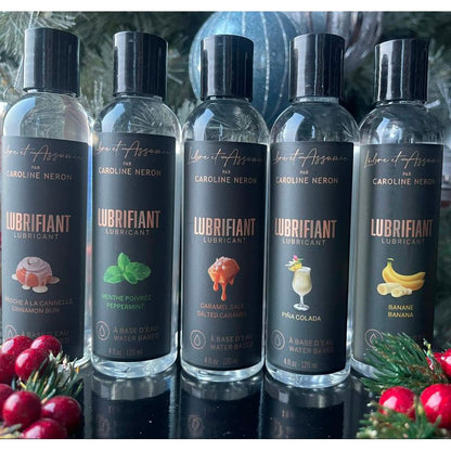 Lubrifiant Intime à Saveur - Caroline Libre et Assumée | 5 Saveurs & Fait au Québec