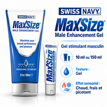 Gel Stimulant Masculin - MaxSize 10 ml ou 150 ml | Swiss Navy