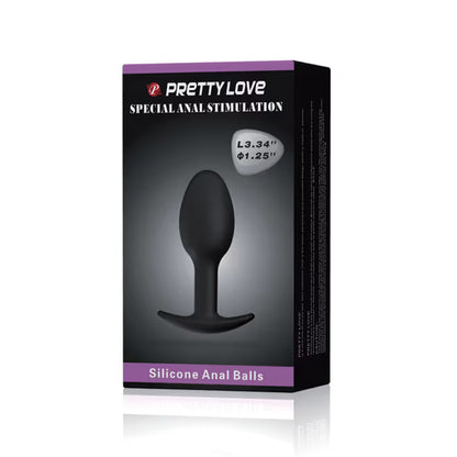 Plug Anal en Silicone & Bille Oscillante - Pretty Love | Stimulation Progressive Type Geisha Pretty Love Sensations plus