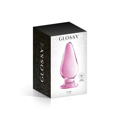 Plug Anal en Verre - Glossy Toys n°26 | Large 5 cm, Incassable, Résistant & Plaisir Intense