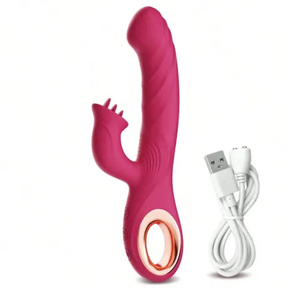 Vibrateur Double Stimulation 3-en-1 - Duo Passion | Point G & Clitoris