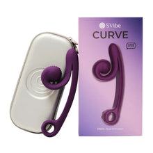 Vibrateur Double Stimulation - SVibe Curve | Stimulations Slide’n’Roll Clitoris & Point-G
