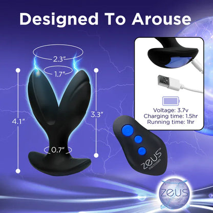 Plug Anal Vibrant E-Stim - Electro-Spread | Zeus
