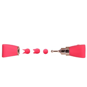Vibrateur à Clitoris - M’Lady Pinpoint Bowtie Wand | 3 Embouts Stimulants & 10 Modes de Vibrations M’Lady Sensations plus