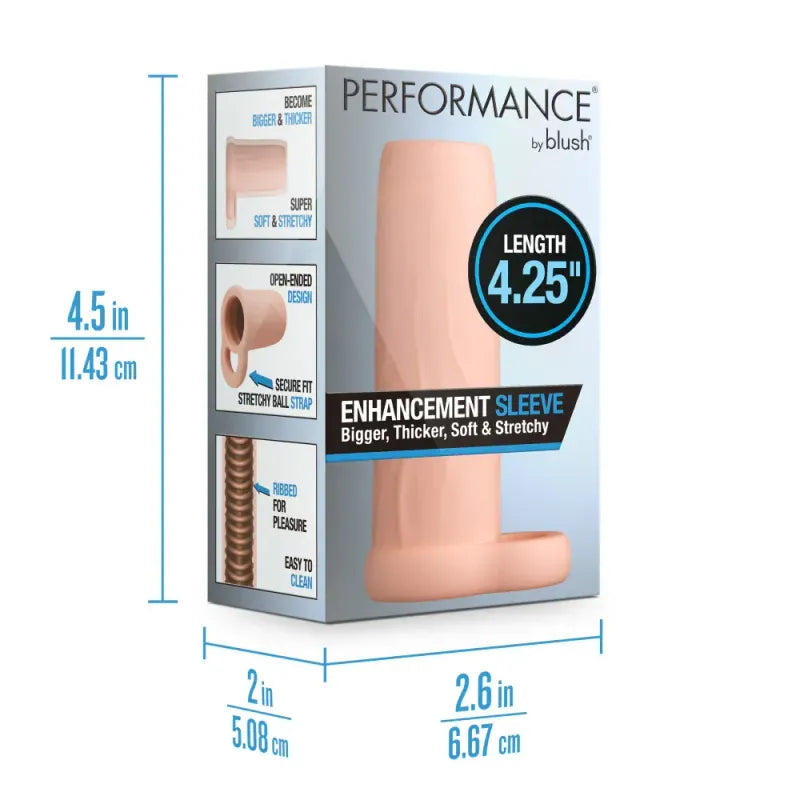 Manchon Pénien - Performance 4.25 po Enhancement Sleeve | Blush