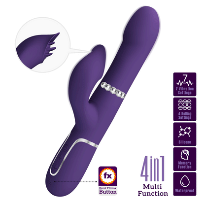 Vibrateur Double Stimulation 4-en-1 - Falin | Pretty Love