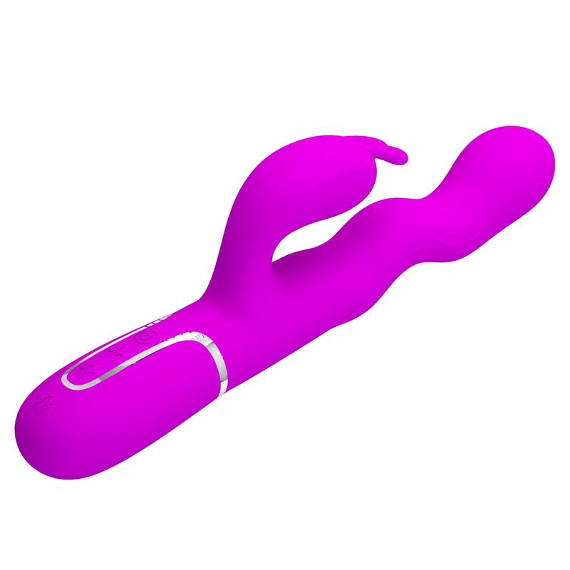 Vibrateur Double Stimulation - Pretty Love Laursen | Mouvements d’Ondulation Internes Pretty Love Sensations plus