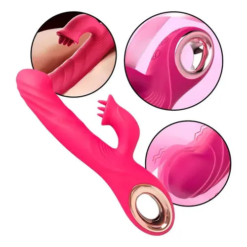 Vibrateur Double Stimulation 3-en-1 - Duo Passion | Point G & Clitoris