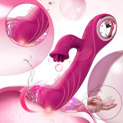 Vibrateur Double Stimulation 3-en-1 - Duo Passion | Point G & Clitoris