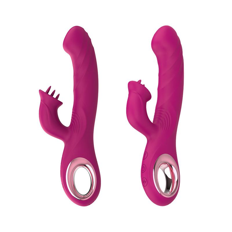 Vibrateur Double Stimulation 3-en-1 - Duo Passion | Point G & Clitoris