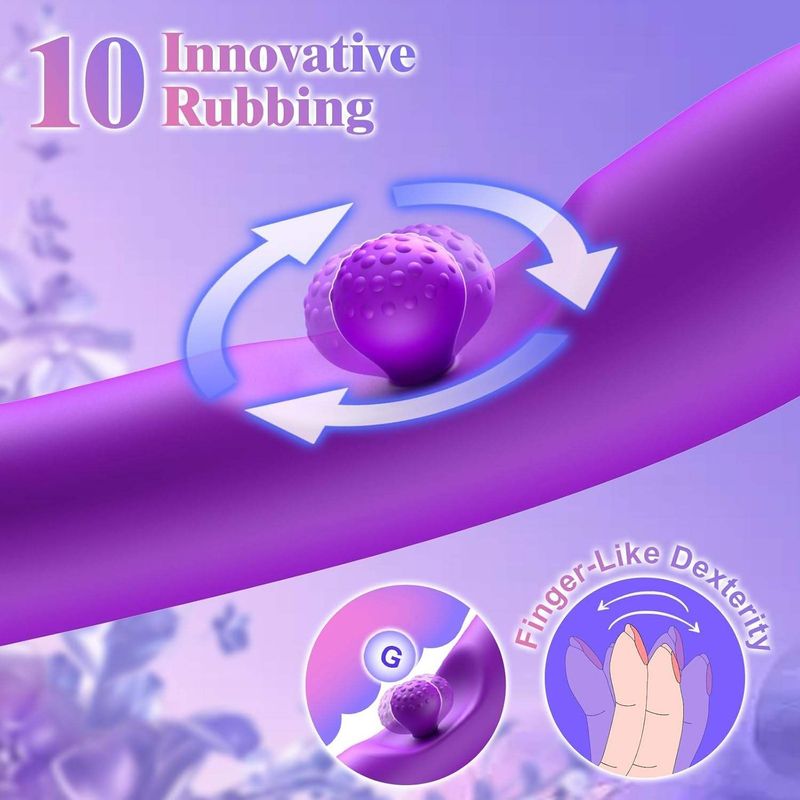 Vibrateur Double Stimulation & Bille Rotative - Spinning Bead | Point G & Clitoris