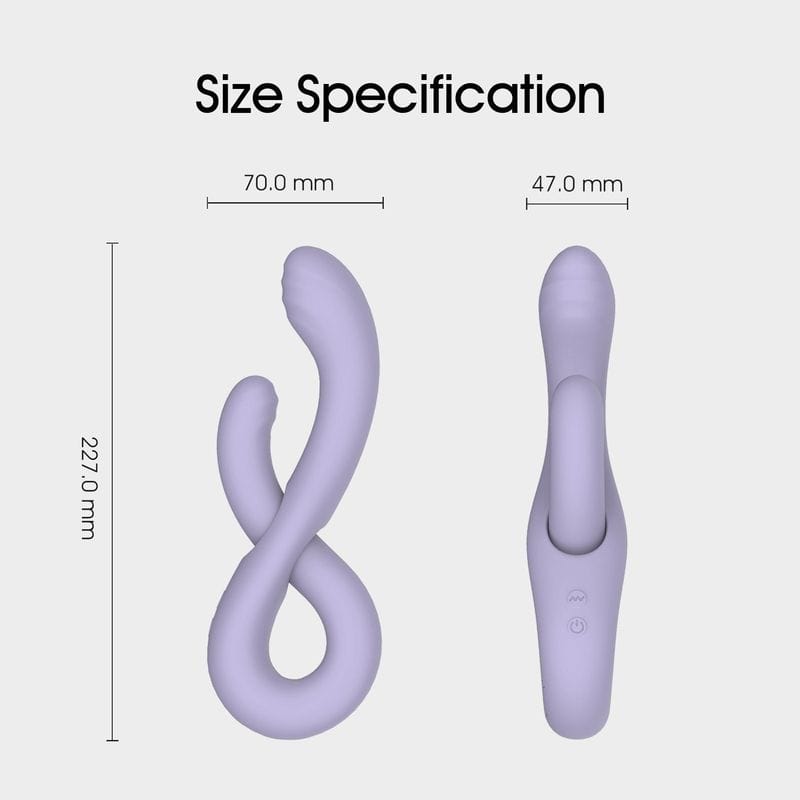Vibrateur Double Stimulation - Infinity Judy | Flexible & Polyvalent