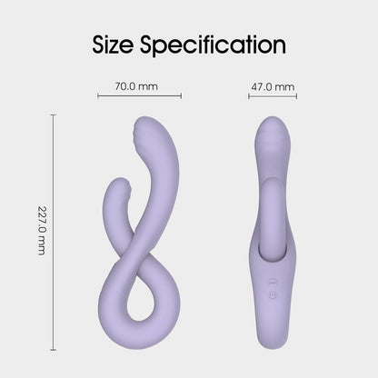 Vibrateur Double Stimulation - Infinity Judy | Flexible & Polyvalent