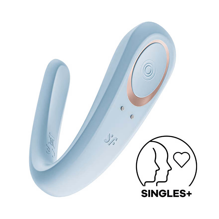 Vibrateur pour Couples - Satisfyer Double Classic | Double Stimulation Clitoris & Point G Satisfyer Sensations plus