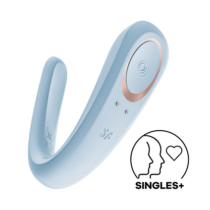 Vibrateur pour Couples - Satisfyer Double Classic | Double Stimulation Clitoris & Point G Satisfyer Sensations plus