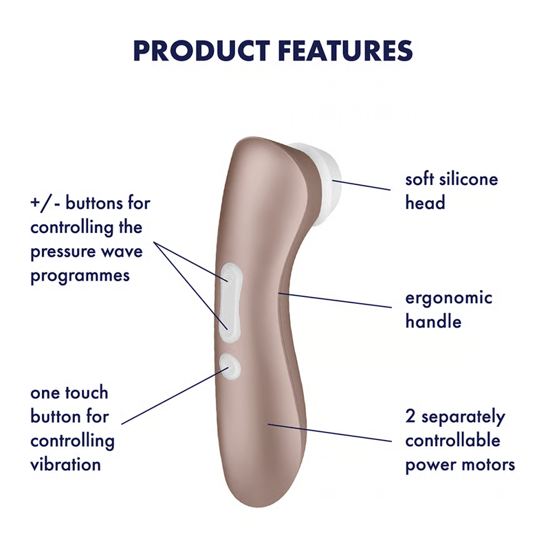 Stimulateur clitoridien - Satisfyer Pro 2+ | Air Pulse & Vibrations