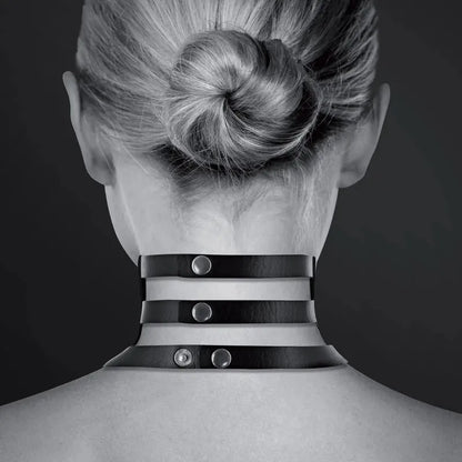 Accessoire - Bijoux Pour Toi - Collier avec Anneau et Triple Lanières Bijoux pour toi Sensations plus