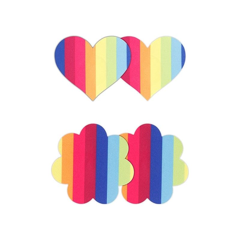 Accessoire de Lingerie - NS Novelties - Pretty Pasties - Pride Coeur et Fleu NS Novelties Sensations plus