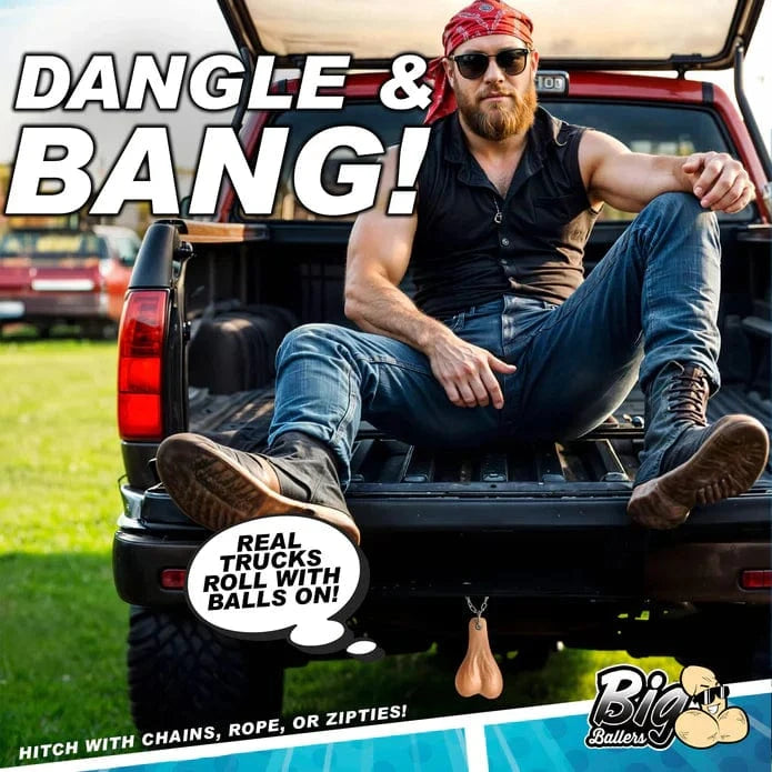 Accessoire Humoristique Truck Nuts | Décoration pour Voiture et Camion XR Brands Sensations plus