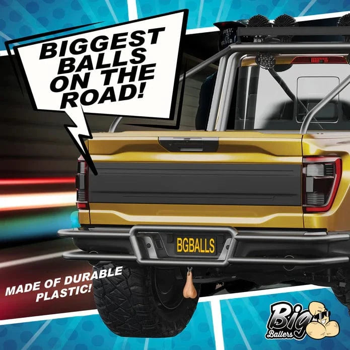 Accessoire Humoristique Truck Nuts | Décoration pour Voiture et Camion XR Brands Sensations plus