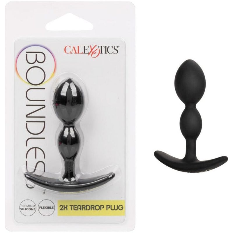 Plug Anal - Boundless - 2X Teardrop Plug - Calexotics CalExotics Sensations plus