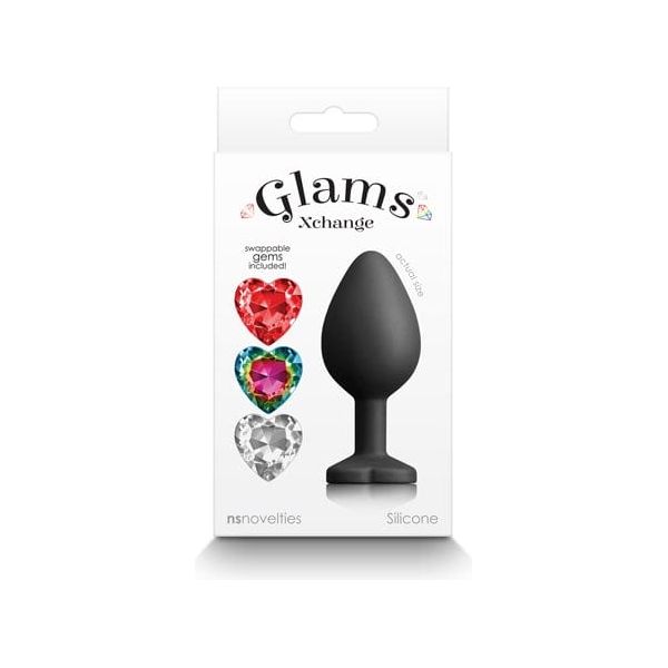 Anal - Glams - Xchange - Heart - Medium NS Novelties Sensations plus