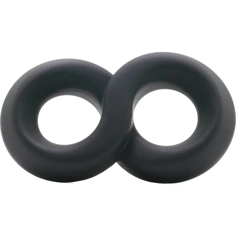 Anneau D'érection  - Adore U Höm - Anneau pénien infini 8 Noir Sensations Plus Sensations plus