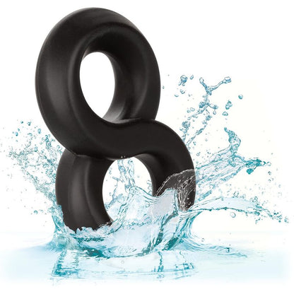 Anneau D'érection  - Adore U Höm - Anneau pénien infini 8 Noir Sensations Plus Sensations plus