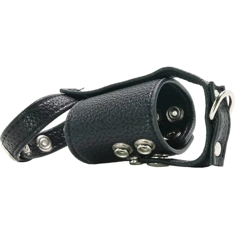 Anneau d'érection avec étireur de testicules - 2.5" (6.4cm) BlueLine Men Sensations plus