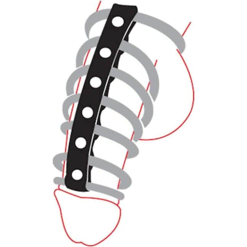 Anneau D'érection - Blueline - 7 Ring Gates of Hell Cock Cage Blueline Sensations plus