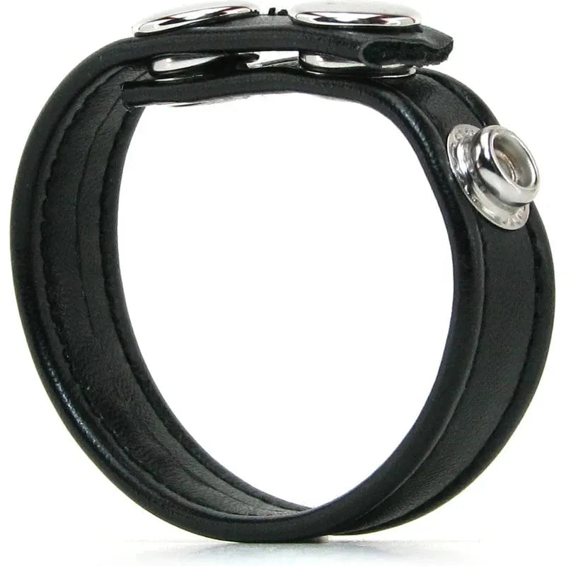 Anneau d’Érection Snap en Similicuir - 20cm ou 22cm BlueLine Men Sensations plus