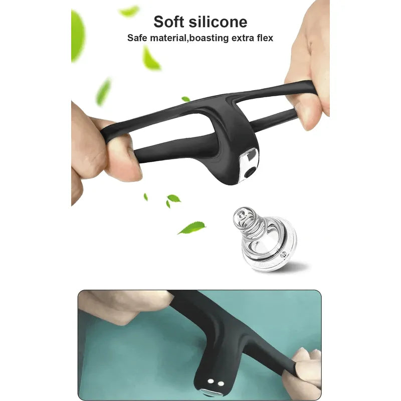 Anneau d'érection vibrant - Secwell - Penis Dual Ring Secwell Sensations plus