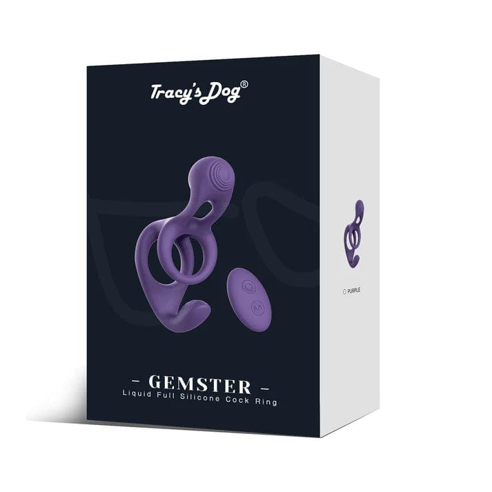 Anneau d'érection vibrant - Tracy's Dog - Gemster Silicone Cock Ring Tracy's Dog Sensations plus