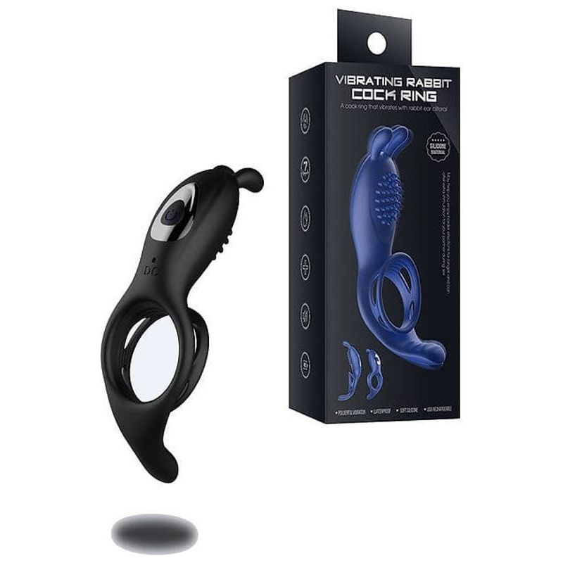 Anneau d’érections Vibrant – Secwell – Vibrating Rabbit Cock Ring Secwell Sensations plus