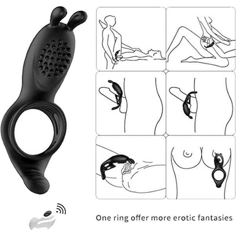 Anneau d’érections Vibrant – Secwell – Vibrating Rabbit Cock Ring Secwell Sensations plus